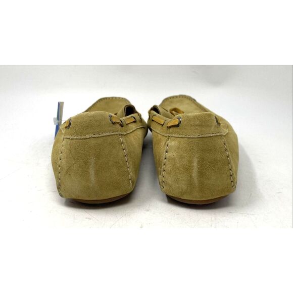 NWT Italian Shoemakers Men\'s Khaki Leather Moc Toe Low Top Loafer Shoes Size 43 main image 5